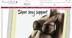 Desktop Screenshot of coupdefoudrelingerie.com