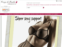 Tablet Screenshot of coupdefoudrelingerie.com